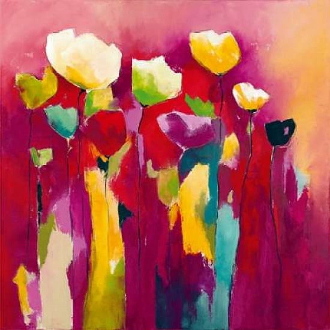 Townflowers I Canvas Art - Anne L Strunk (24 x 24)