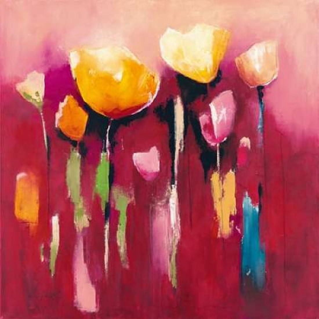 Townflowers V Canvas Art - Anne L Strunk (24 x 24)