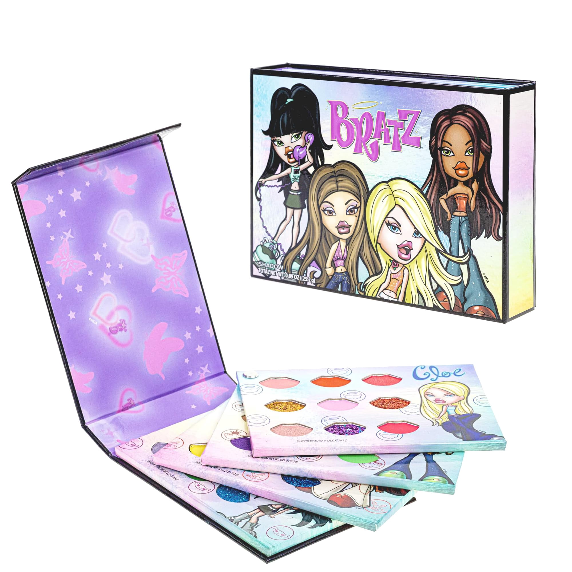 Townley Girl Bratz 27Well Eyeshadow Swivel Palette, Shimmery and