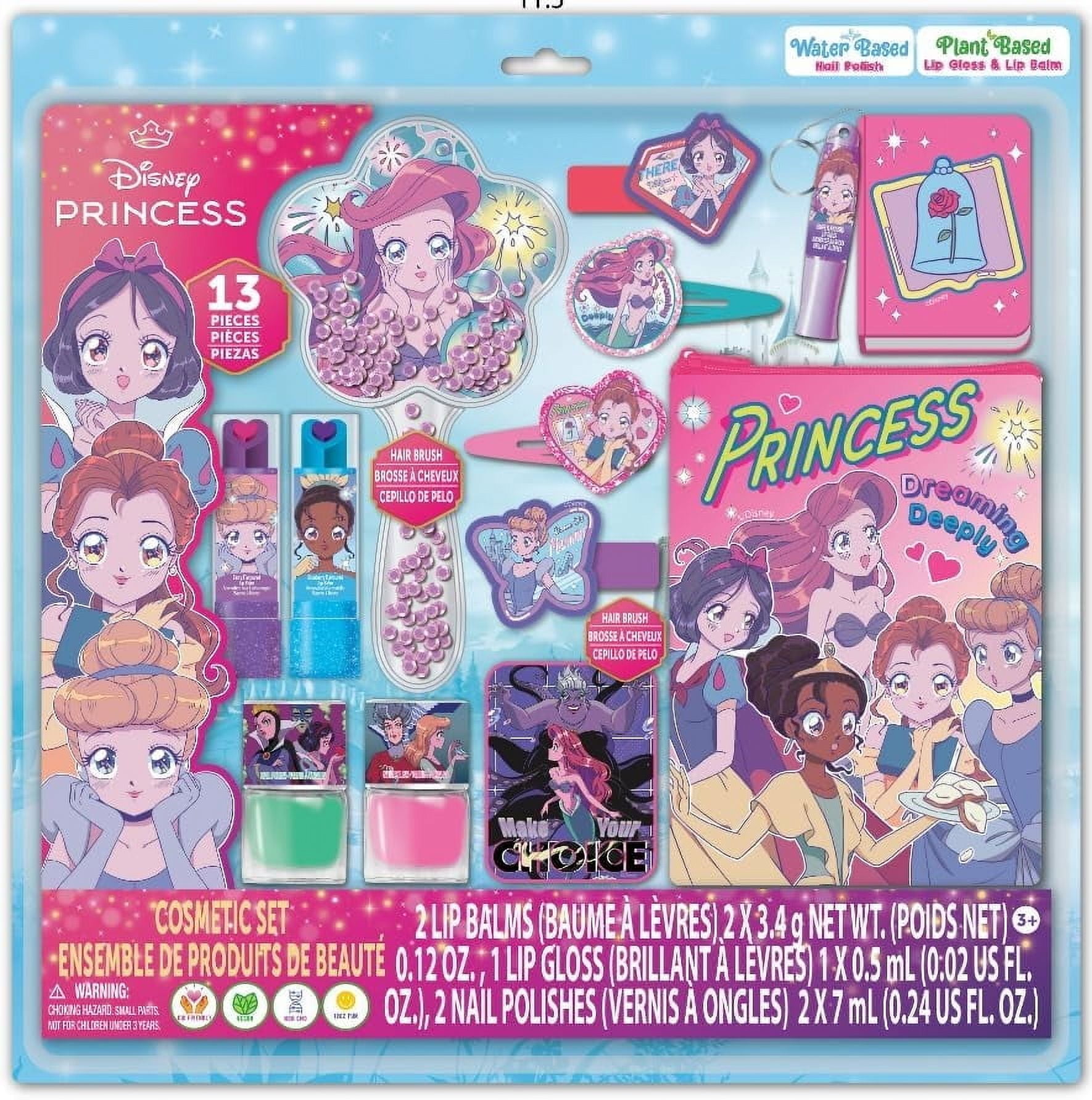 Townley Girl Disney Princess Beauty Set Kids Makeup Kit for Girls