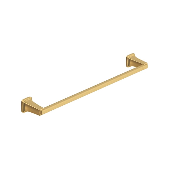 Townsend 24-Inch Towel Bar, Brushed Gold Finish, Single Piece