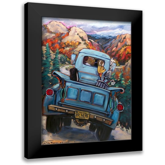 Townsend, CR 12x14 Black Modern Framed Museum Art Print Titled - Be Here Now