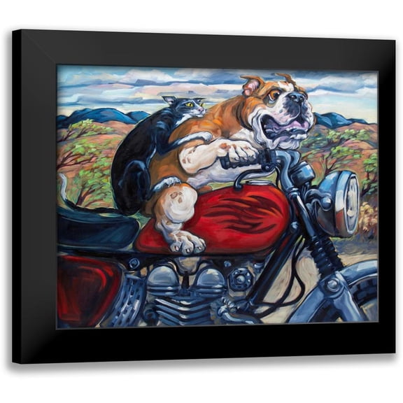Townsend, Connie R. 14x12 Black Modern Framed Museum Art Print Titled - Zippity Do Da