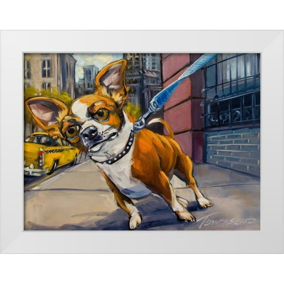 Townsend, Connie R. 14x12 White Modern Wood Framed Museum Art Print Titled - Fetch Cab