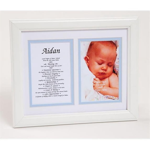 Townsend FN04Zander Personalized First Name Baby Boy & Meaning Print - Framed- Name - Zander