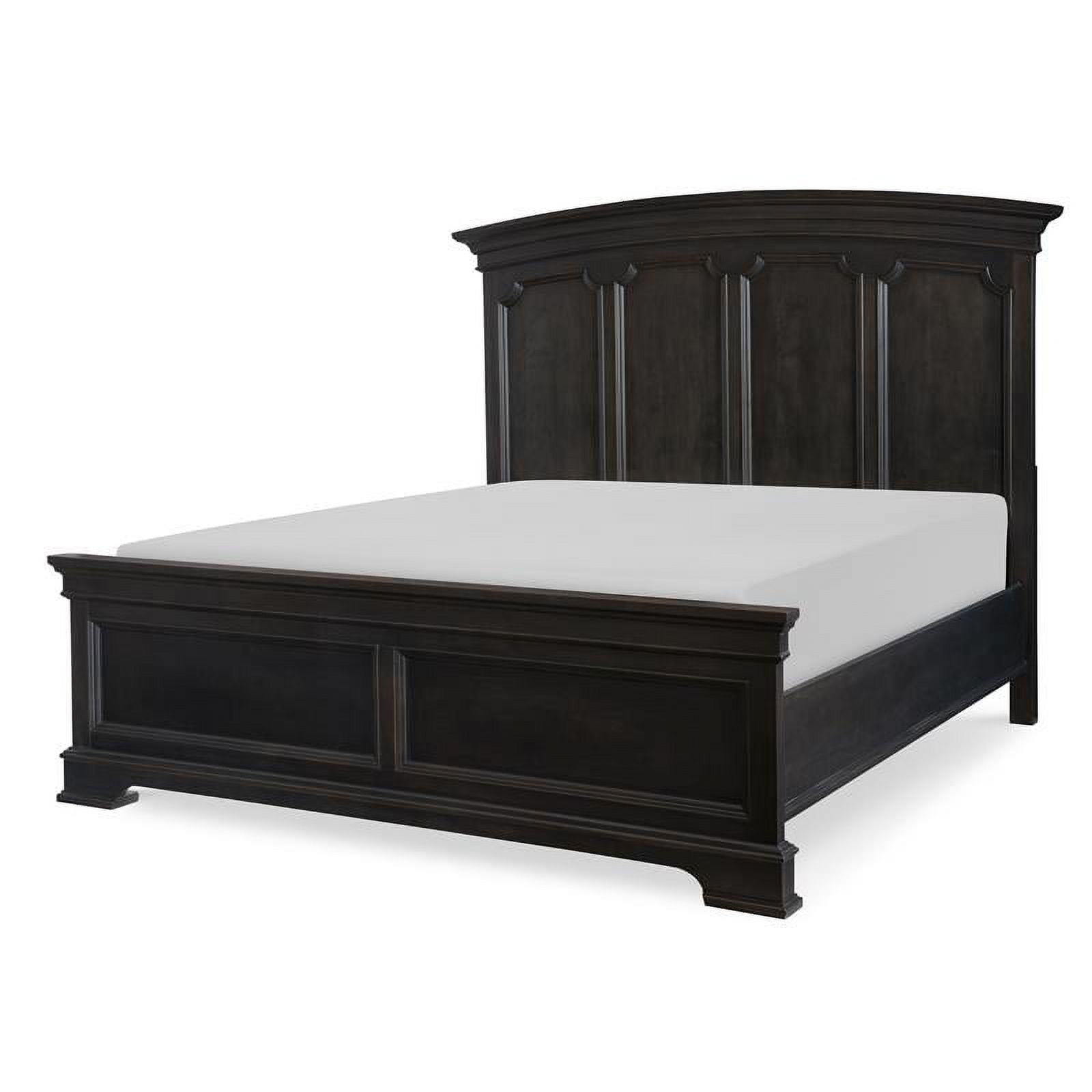 Townsend King / California King Wood Sepia Charcoal Arched Panel Headboard - image 1 of 5