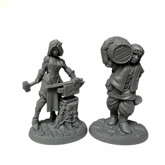 Reaper Miniatures Townsfolk - Cooper and Blacksmith