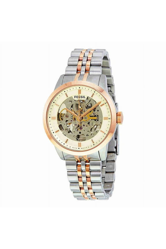 Townsman Automatic Beige Skeleton Dial Mens Watch ME3075