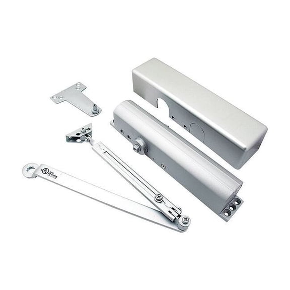 Townsteel Door Closer,Delayed Action,Aluminum TDC 70-DA-AL