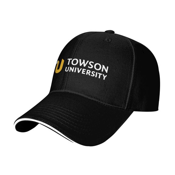Towson University Casual Sandwich Baseball Cap Adjustable For Men For Women