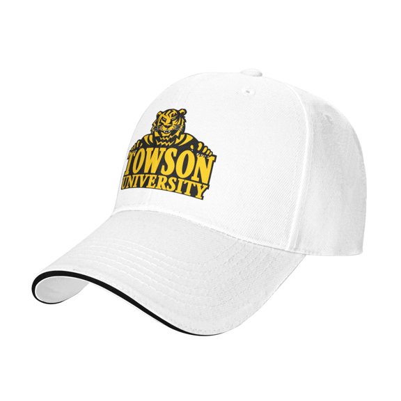 Towson-University Casual Sandwich Baseball Cap Adjustable For Men For Women