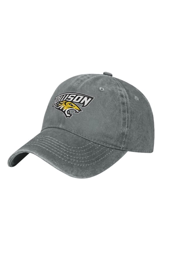 Towson University Logo Hat Adjustable Baseball Cap Cotton Cowboy Hat, Fashionable For Man Woman