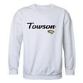 thumbnail image 1 of Towson University Script Crewneck T-Shirt, White - Medium, 1 of 1