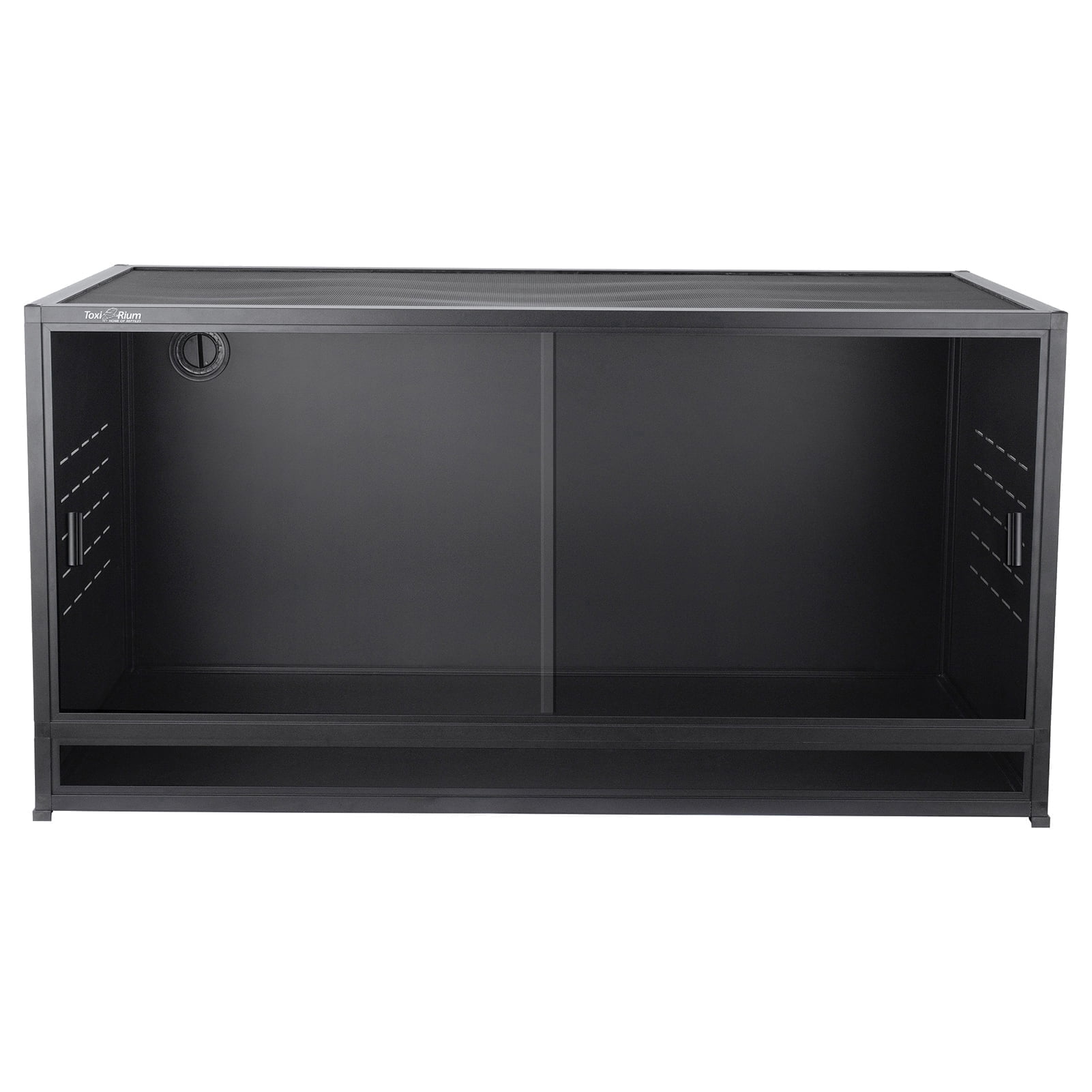 Toxirium 48x24x24inch 120 Gallon PVC Reptile Enclosure, Stackable Large Terrarium Habitat with Sliding Door Lock for Bearded Dragons, Lizards, Snakes