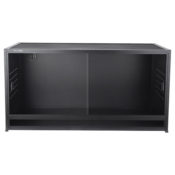 Toxirium 48x24x24inch 120 Gallon PVC Reptile Enclosure, Stackable Large Terrarium Habitat with Sliding Door Lock for Bearded Dragons, Lizards, Snakes