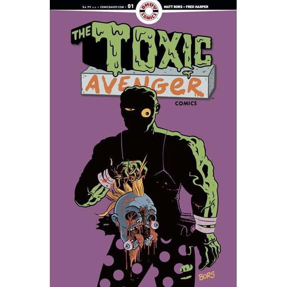 Toxic Avenger Comics #1 Cvr B 5 Copy Matt Bors Unlock Var (mr) Ahoy Comic Book