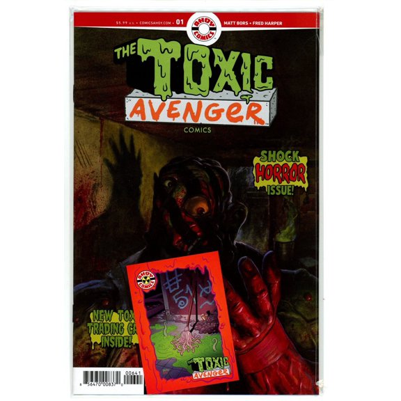 Toxic Avenger Comics #1D (with card) VF ; Ahoy Comic Book
