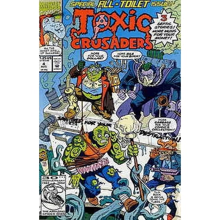 Toxic Crusaders #4 VF ; Marvel Comic Book