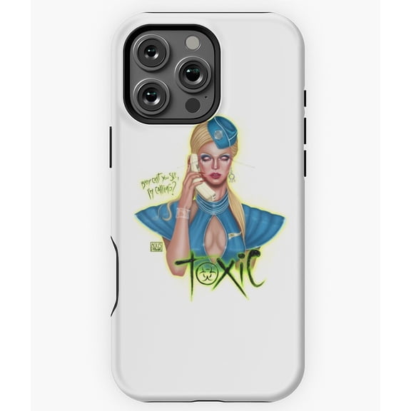 Toxic Drawing Sketch Style Word Art N6617 Phone Case for iPhone 17 16 15 14 13 12 11 Pro Max