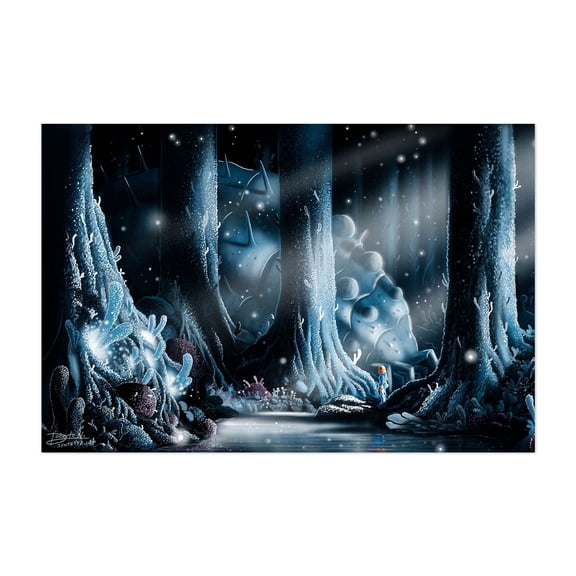 Toxic Forest - Illustration Unframed Wall Art Print 8 x 12 inches