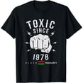 thumbnail image 1 of Toxic Since 1978 - Black Masculinity Pride T-Shirt, 1 of 3