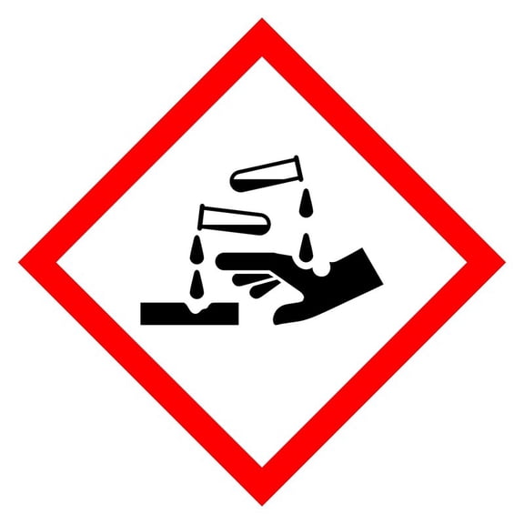 Toxic Warning Sign Size: 12 inch x 12 inch