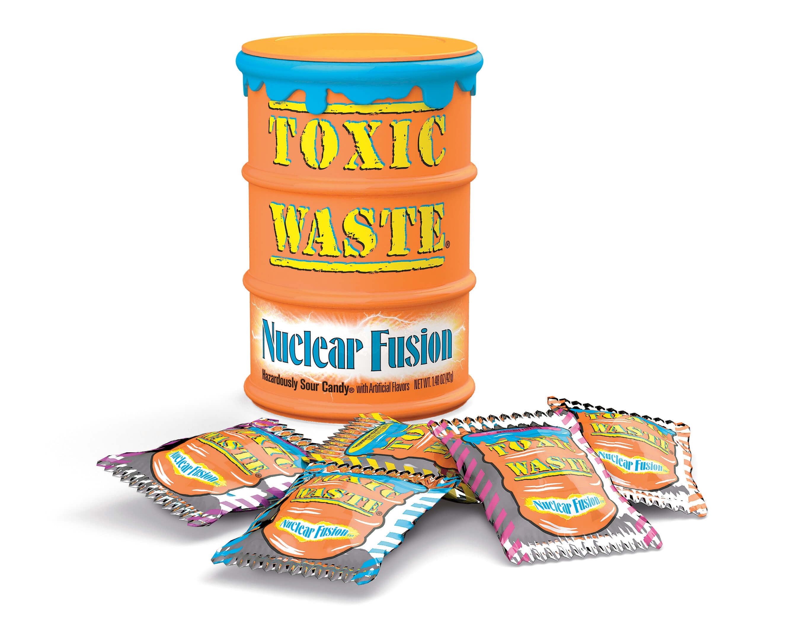 Toxic Waste Nuclear Fusion Drum, Sour Candy, 1.48 oz. - Walmart.com