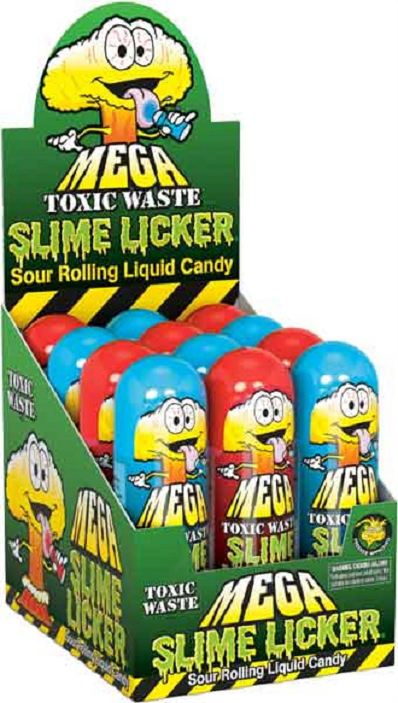 Toxic Waste Slime Licker Sour Rolling Liquid Candy, Assorted - Shop Candy  at H-E-B