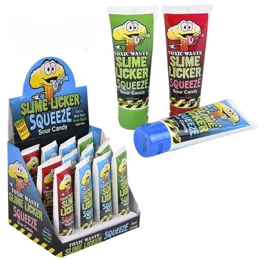 Toxic Waste Slime Licker Squeeze Candy 12 Pack sour candy