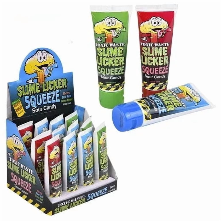 Toxic Waste Slime Licker Squeeze Candy 12 Pack sour candy