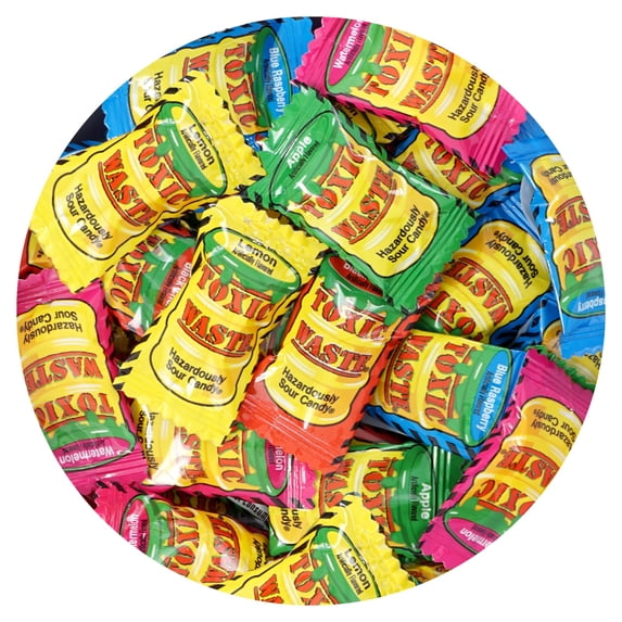 Toxic Waste Sour Candy, 1 Pound Bag, Assorted Flavors: Watermelon ...