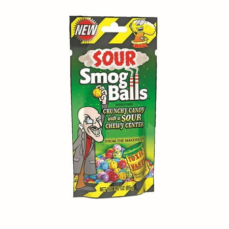 Toxic Waste Sour Smog Balls Candy
