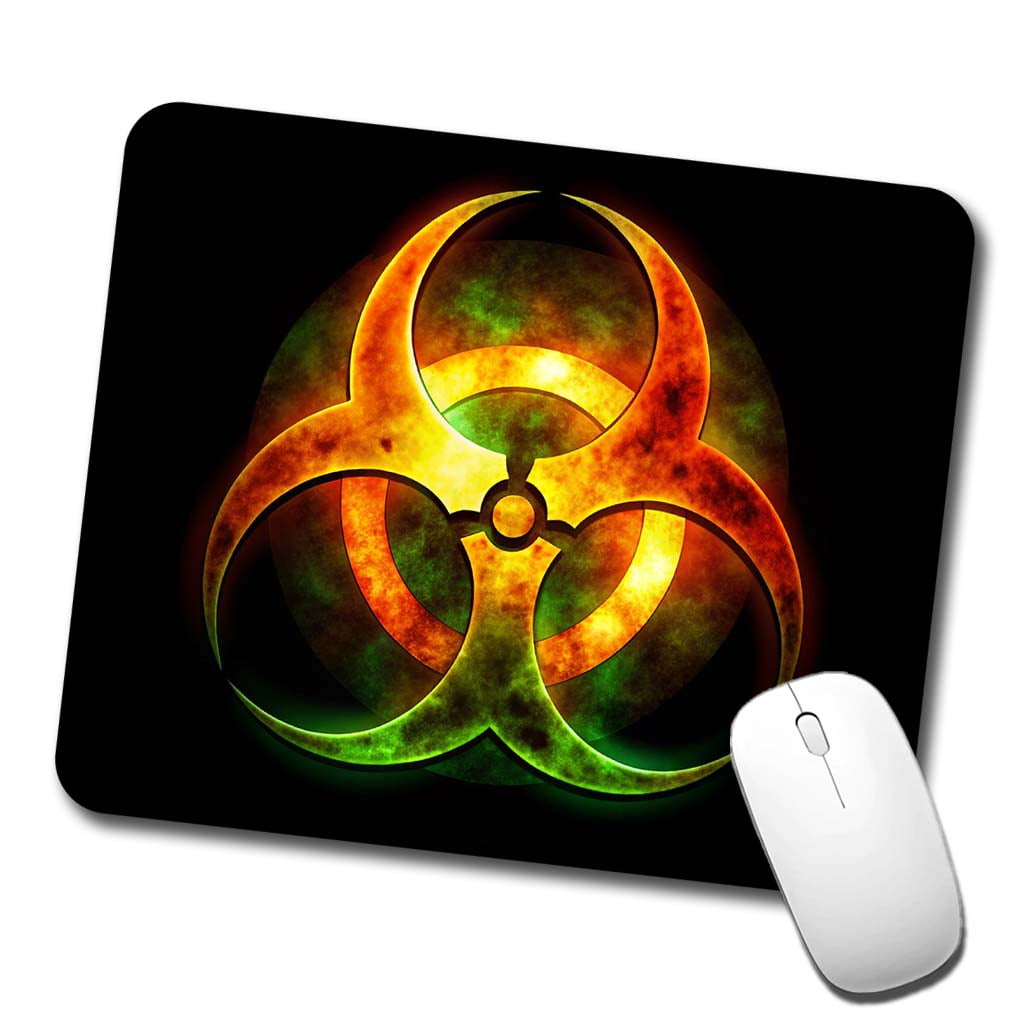 Toxic Zombie Outbreak Symbol Mouse Pad Low Profile Gaming Mat - Walmart.com