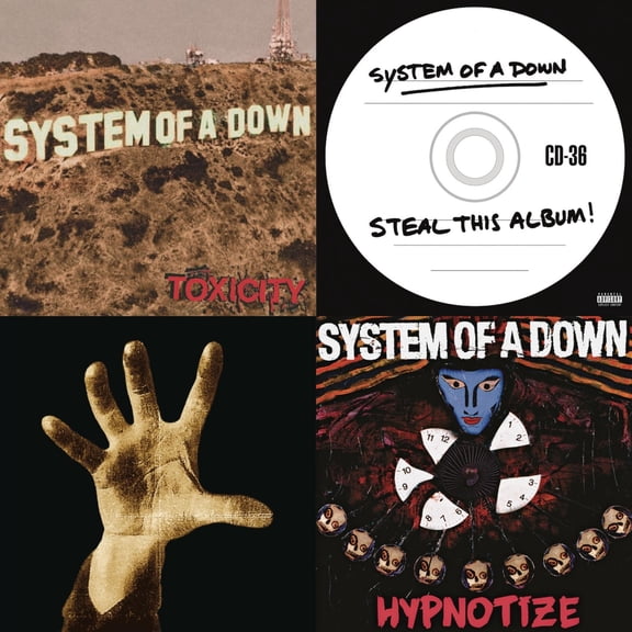 Toxicity (140G) & Steal This Album! (2LP/140G) & System Of A Down (140G) & Hypnotize (140G)