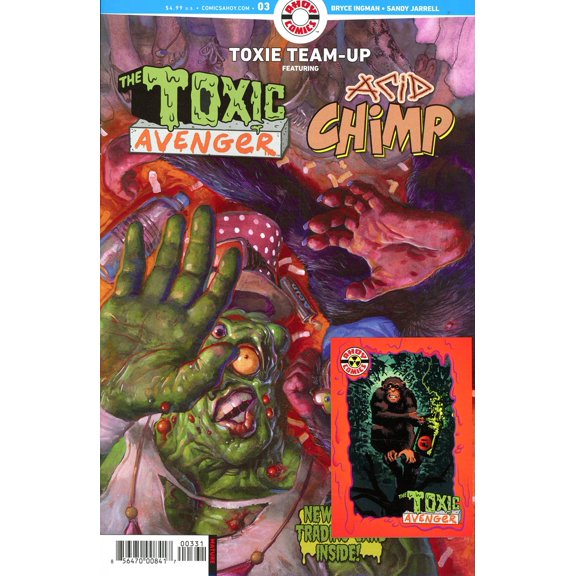 Toxie Team-Up #3C (with card) VF ; Ahoy Comic Book