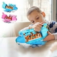 thumbnail image 1 of Toy Airplane under $5! CQCYD K-ids Toy Airplane, Simulation Model Aircraft with Lights, 360 Rotating Inertia Toy Plane, Electric Music Flying Toy, Children's Educational Plaything, 1 of 9