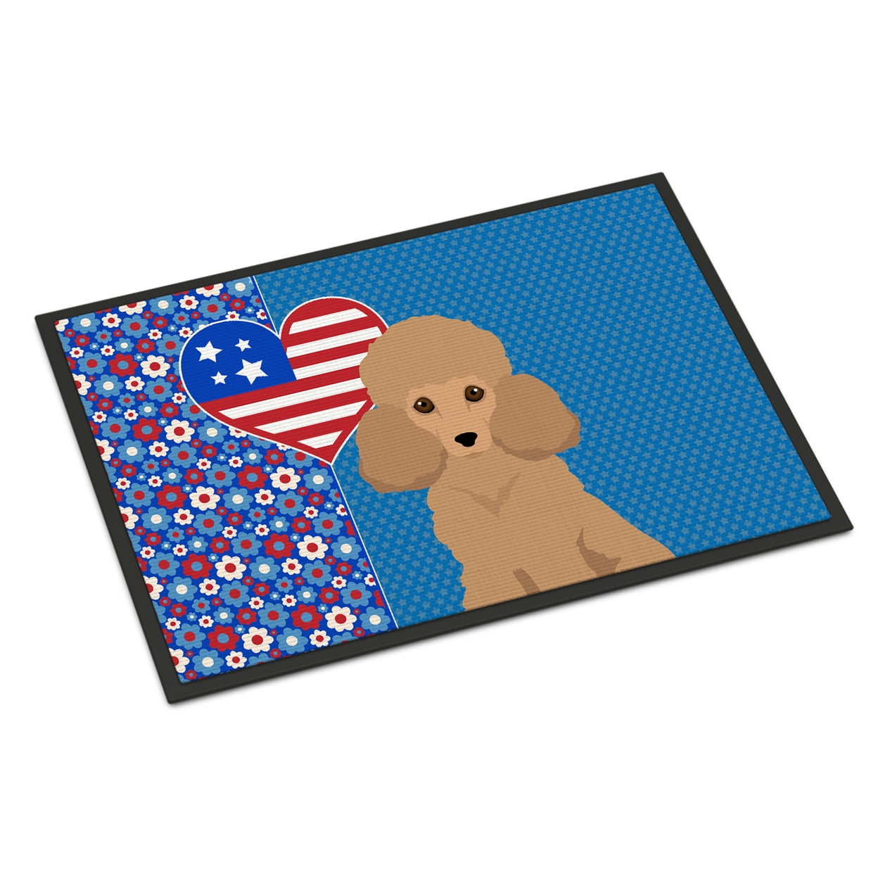 Toy Apricot Poodle Indoor or Outdoor Mat 24x36