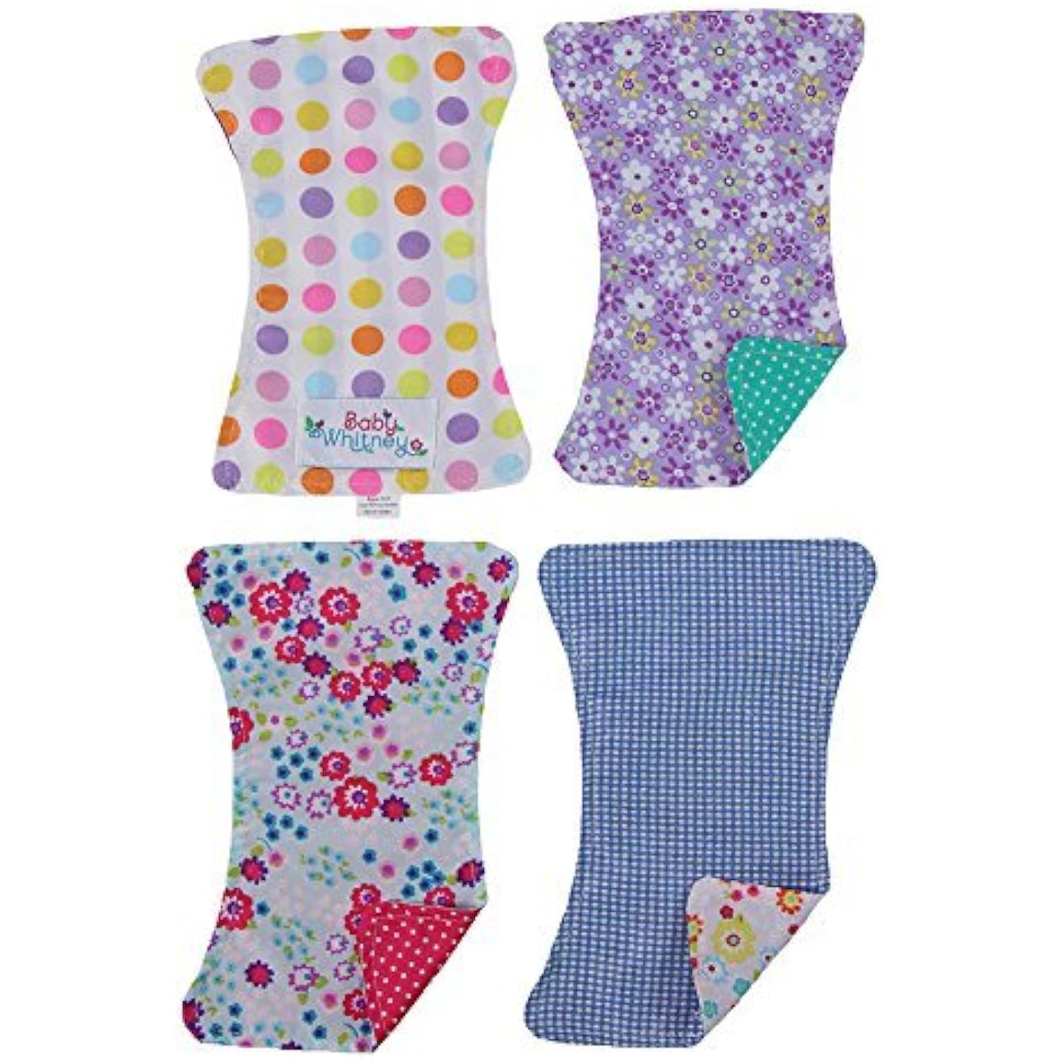 Toy Baby Accessories Burp Cloth Set 4-Pack | Baby Doll Accessories for ...