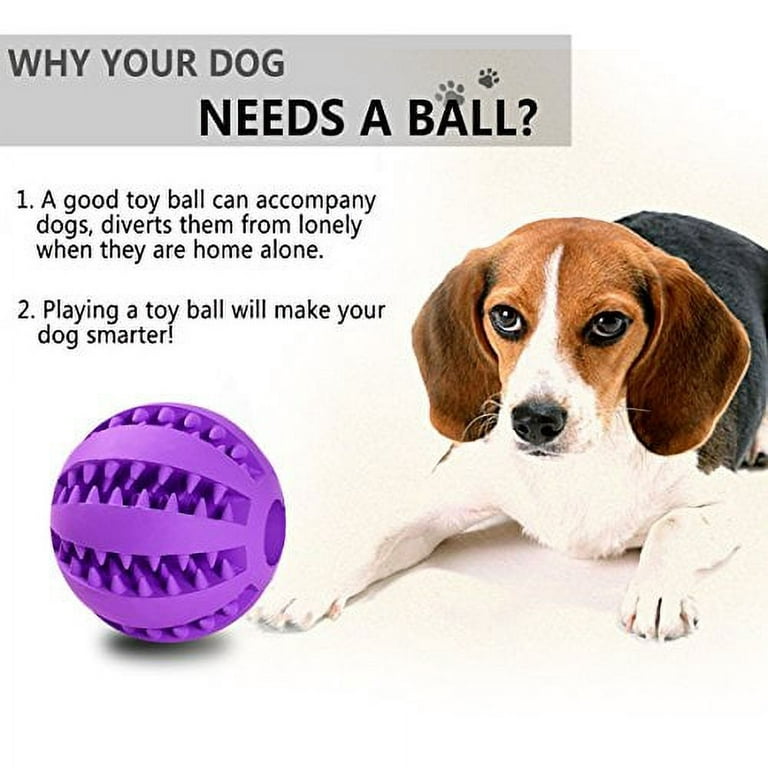 Pets at Home Rubber Treat Ball Dog Toy