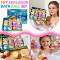 thumbnail image 1 of Toy Bath Ball Bath Bombs with Ocean Themes, Children Bath Toy Gift, Safe Non-Toxic Sensory Play, Colorful Bubble Release, Fun Bath Time for Boys Girls Aged 3+, 1 of 7