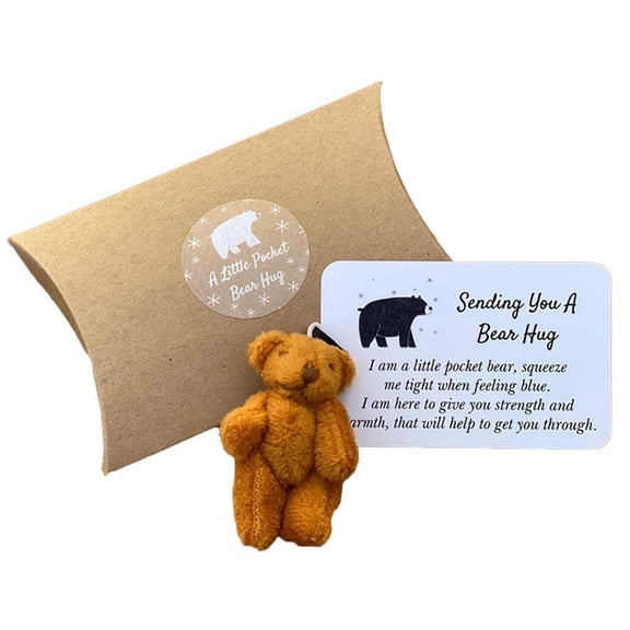 Toy Category Product Handmade Bear Small Animal Pocket Cuddle Toy Exquisite Cards Cute Companion