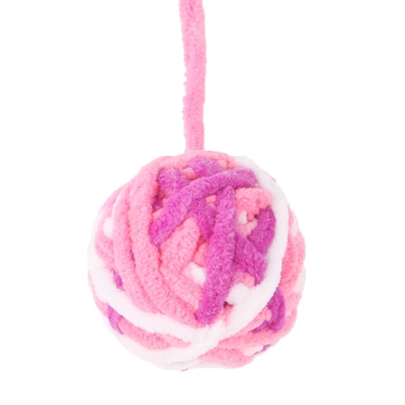 Toy Bell Soft Toy Plush Pet Toy Interactive Dog Chewing Toy Handmade Woolen Yarn Kitten Gift