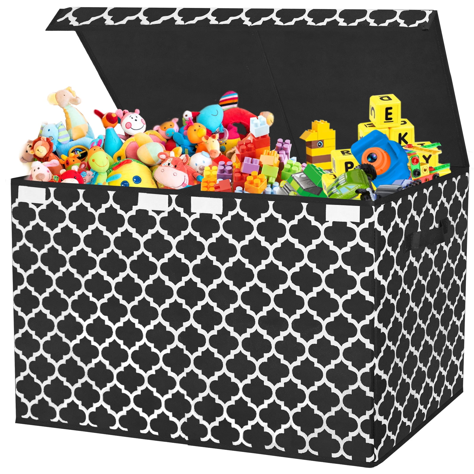 Toy Box Chest Storage Organizer for Boys Girls Large Kids Collapsible