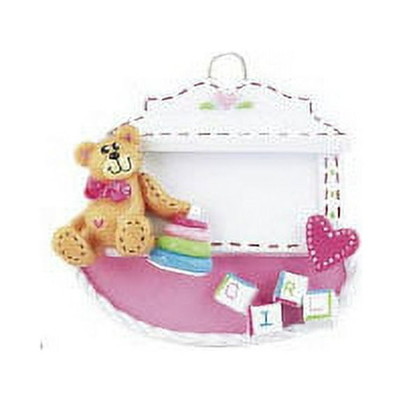 Toy Box Pink Personalized Christmas Ornament DO-IT-YOURSELF