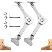 FEHNAG soft close cabinet hinges - Lid Support Heavy-Duty Soft-Close Hinges for Wooden Boxes, Load Capacity 50 lbs/2 pcs