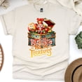 thumbnail image 1 of Toy Box Treasures Shirt | Vintage Christmas Toy Graphic Tee, Natural, Size 2XL, 1 of 6