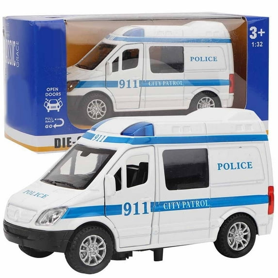 Toy Car, Large Ambulance,Alloy Ambulance Car 1:32 Toy Car, Mbulance With Realistic Lights And Sounds,Ambulance Toy Girls Gifts Home For Kids Boys BLUE