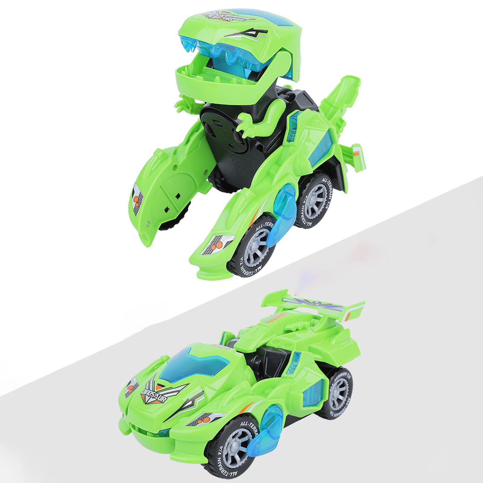 Toy Cars for Boys, Automatic Transforming Dinosaur Car Cool Toys Gifts