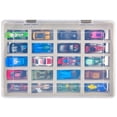 thumbnail image 1 of Toy Cars Organizer Storage Case Container. Toys Display Carrying Holder with 4 Size of Slots (Box Only), 1 of 7