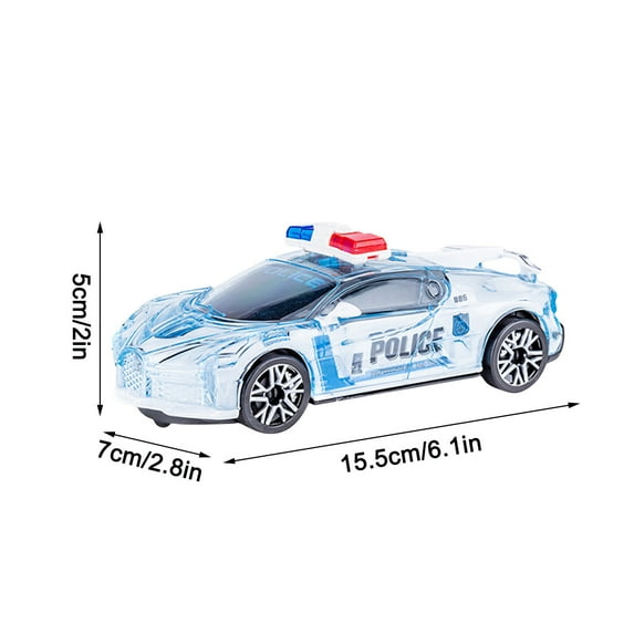 Toy Cars, Police Car Toys for Boys 3-5, Police Car Spinning Toy with Music Lights and Siren, Automatic Door Opening Spin Toy for Outdoor Indoor Kids Gifts Christmas Gifts